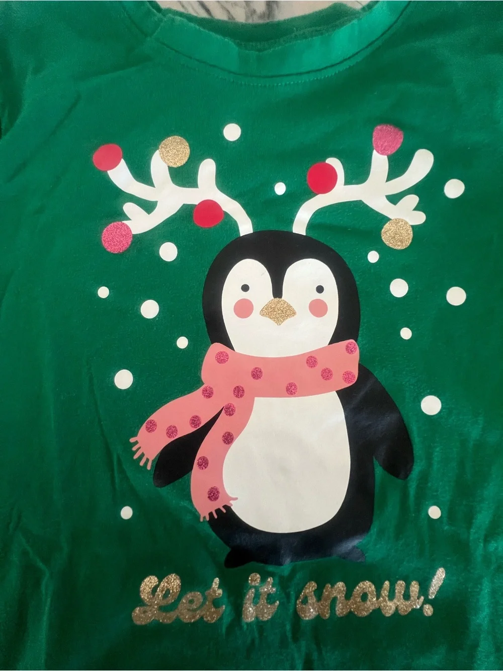 Holiday Time Penguin Shirt - Let It Snow